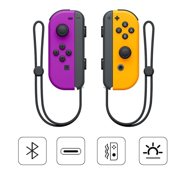 Joy-con för PC N-switch Trådlös Gamepad Ns Vibrations Spelkontroll Portabel Rörelsesensor Stöd Bluetooth