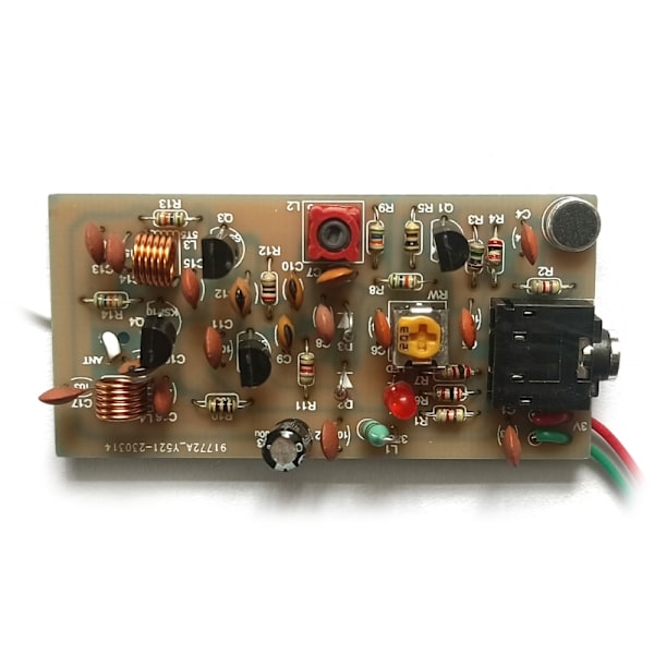 Digital sendermodul trådløs FM-senderkort DIY 88-108Mhz til udsendelse samlet/ikke samlet null - Finished product 0.13