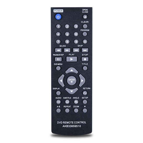 Remote Control for LG DVD Player Controller AKB33659510 Remote Control DVX390 DP122 DVX440 DP520 DP522 DVX452 DVX450