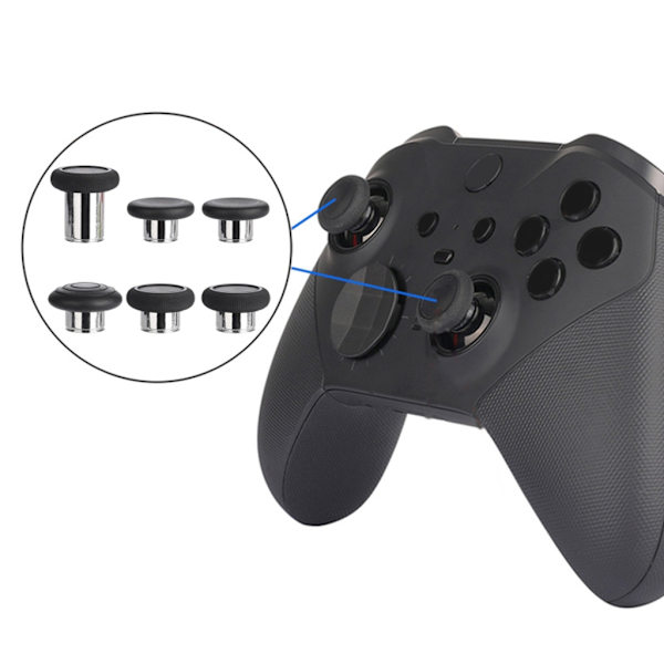 Kontroll 3D Analog Stick-lock, Tumgrepp, Avtryckare, D-Pad-knapphållare för -Xbox One Elite Series 2