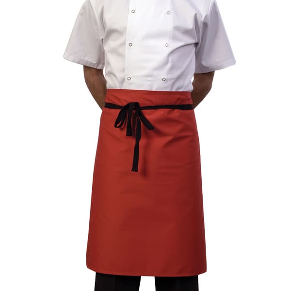 BonChef 24 tommer forklæde til taljen, one size, rød Rød[BT] Red One Size