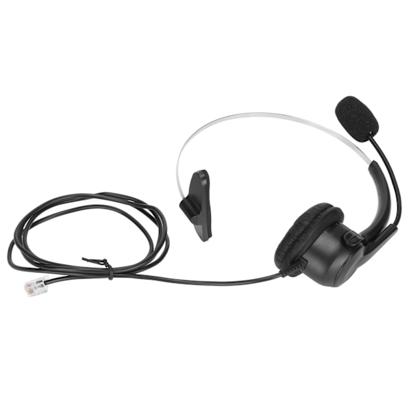 Telefon headset RJ9 hodetelefoner med 330° justerbar mikrofon for hjem og kundesenter fasttelefon