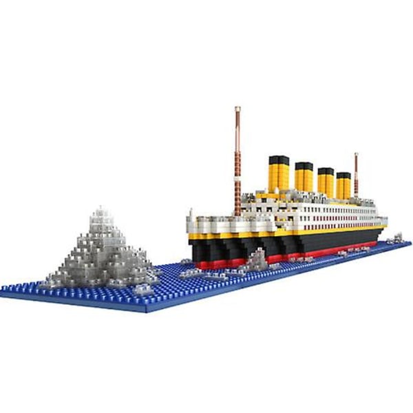 1860 delar Titanic-formade modellbyggstenar Modellbyggsats