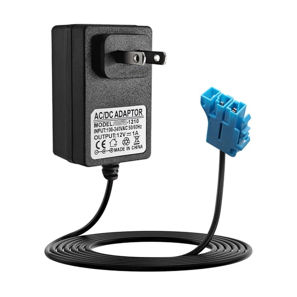 12V batterilader for Peg Perego Ride-On leker, erstatningsstrømadapter med sikker ladebeskyttelse