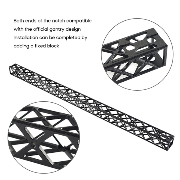 För Voron 2.4 3D-skrivare Gantry Ultralätt 380mm Superlätt Aluminiumlegering Gantry 3D-skrivarersättning