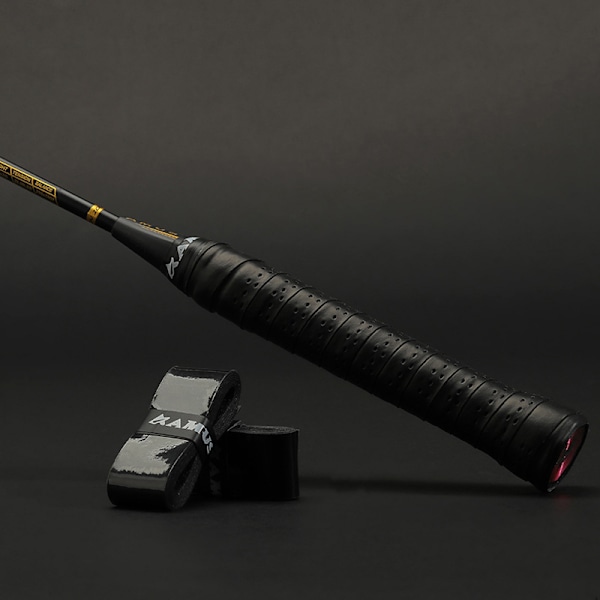 Racketgrepptejp för fiske, tennis, badminton - Svettbandsgrepptejp - Kvantitet Black
