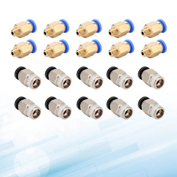 20 st PC4 M10 hane rak pneumatisk anslutning PC4 M6 Snabbmontering