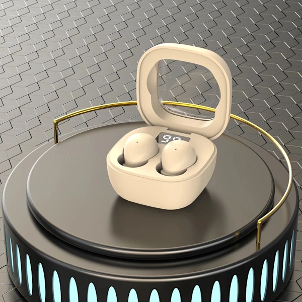 Näkymätön Sleep Earbuds Langattomat Bluetooth-kuulokkeet Korvakuulokkeet Mikrofonilla Melunvaimennus HiFi Raskas Basso Kuulokkeet (Musta (Englanninkielinen versio)) Black (English version)