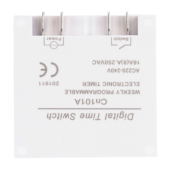 12V 16A Veckans Timer Switch Mikroprocessor På/Av Kontroll Programmerbar Tidsrelä