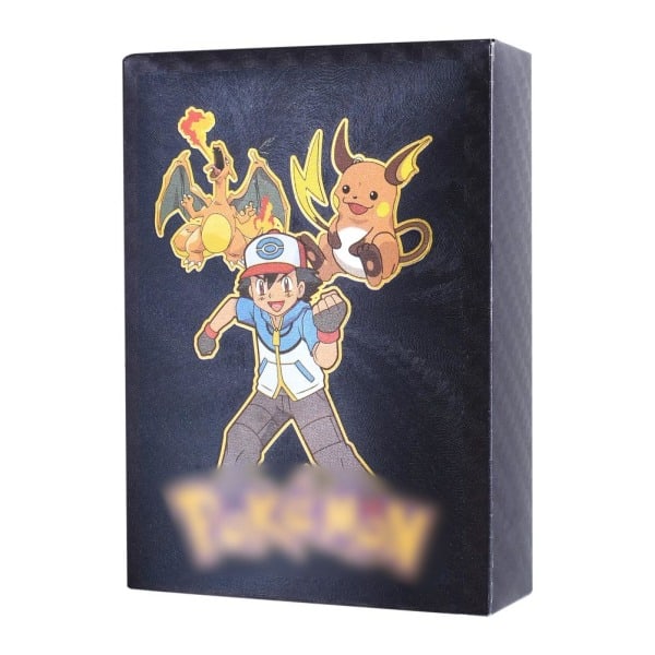 Cartoon Anime Gold File Trading Card Set for Kids Black Gold