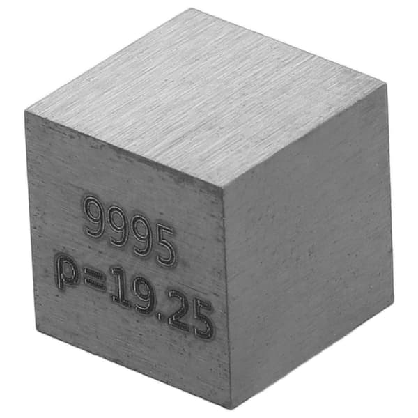 Uddannelsesmæssig Wolfram Cube til Klasseværelsesbrug Sølv Metal Element(h)
