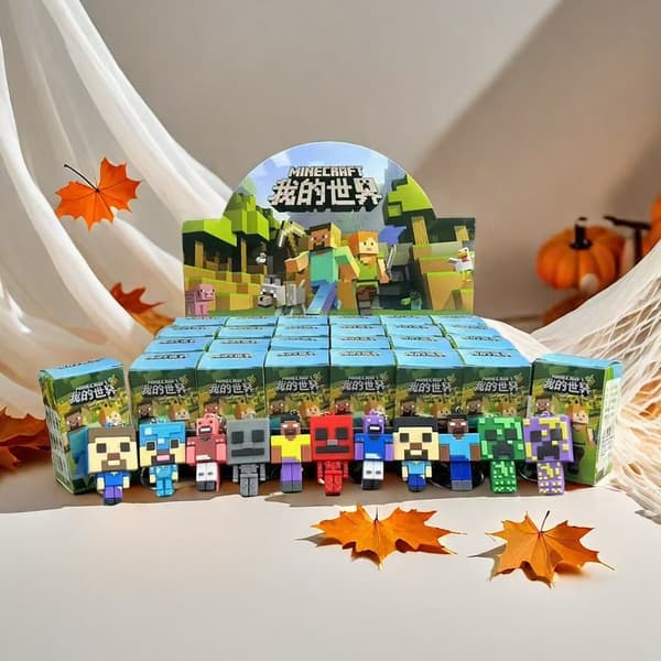 24 st Min Värld Anime Figur Blind Box Set Hänge