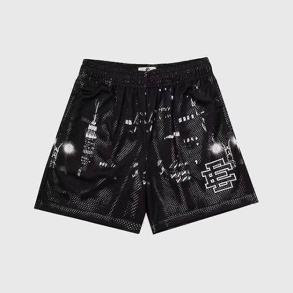 2023 Nya Eric Emanuel Ee Basic Shorts New York City Skyline 2022 Nya Fitness Träningshorts för Män Andningsbart Mesh Casual Shorts 26 L