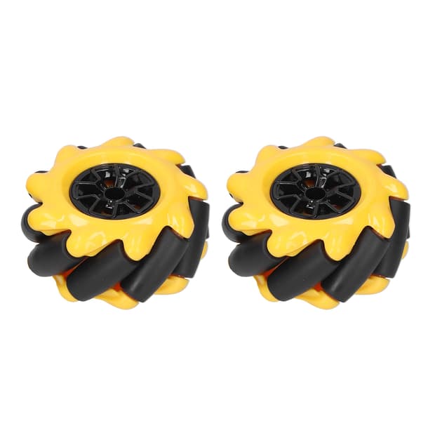 Mecanum hjul OmniDirectional Smart Robot bildele tilbehør DIY legetøj komponenter 60mm (1 par)