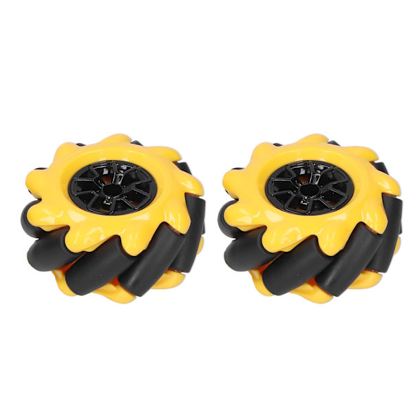 Mecanum-pyörä OmniDirectional Smart Robot Car Parts -lisävarusteet DIY-lelukomponentit 60 mm (1 pari)