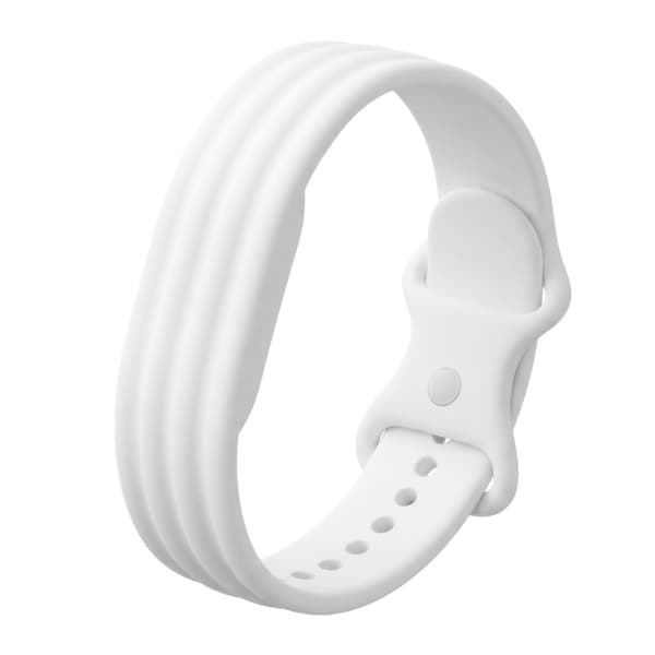 Silikonersättningsband för Google Fitbit Ace, Mjukt Sportarmband, Justerbart Klockarmband**Vit White