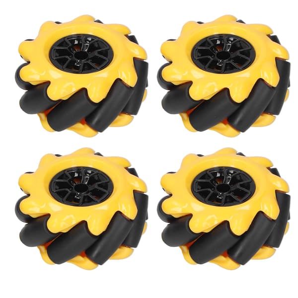 Mecanum hjul OmniDirectional Smart Robot bildele tilbehør DIY legetøj komponenter 60mm (2 par)