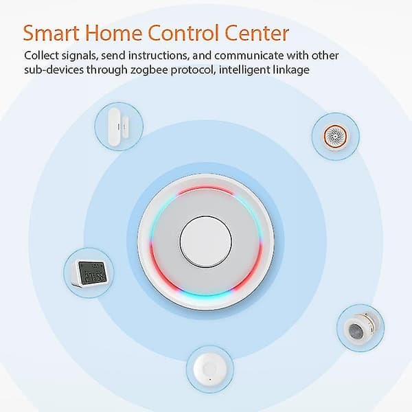 Tuya Zigbee Gateway Homekit Kablet Hub Smart Home Bridge Smart Life Fjernkontroll Zigbee