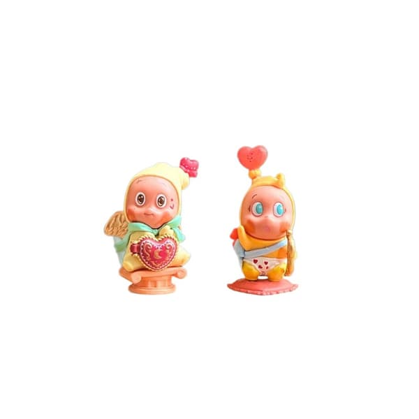 8 STK Stjernekarakter Minifigurer, Søte Samleobjekt Modellpynt, Skrivebordsdekorasjonsleker