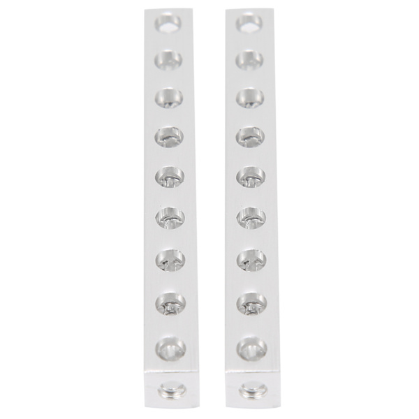 2 st 3106‑0009‑0072 Robotstruktur, fyrkantig balkdel tillbehör 9 hål 8 x 72 mm