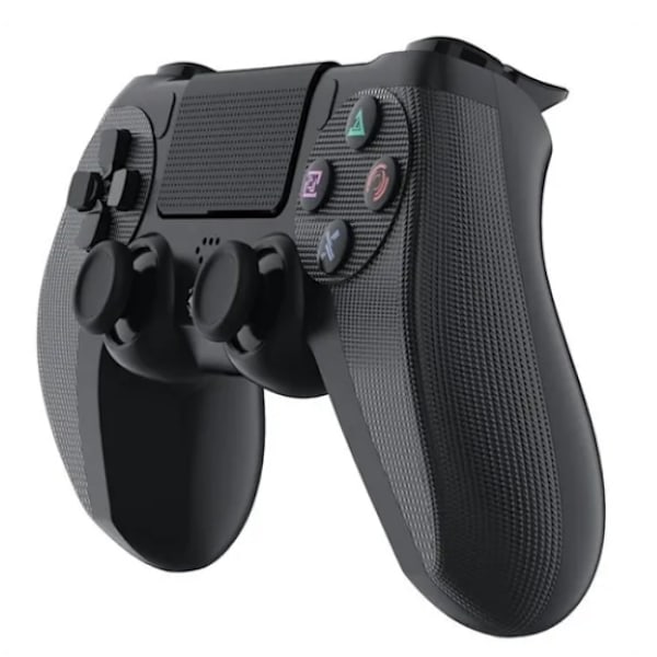 Trådlös PS4-spelkontroll Bluetooth 2.1 Gamepad för PS4 PC-spelkonsol Black