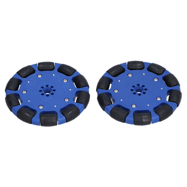 100 mm pyöreät neopreenipyörät, vetopyörät, Omni-pyörät, älykkäät robottiauton osat, 8 mm reikä