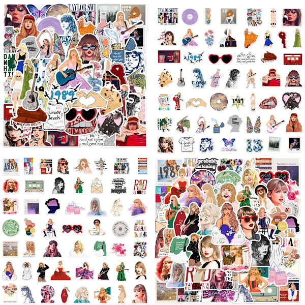 200 st klistermärken Taylor Swift klistermärken Graffiti klistermärken C+D 100pcs