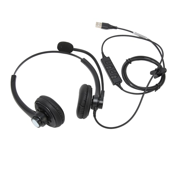 Langallinen puhelin kuulokemikrofoni meluvaimennus binauraliset yritys kuulokemikrofoni mikrofonilla call center asiakaspalvelu USB-liitin
