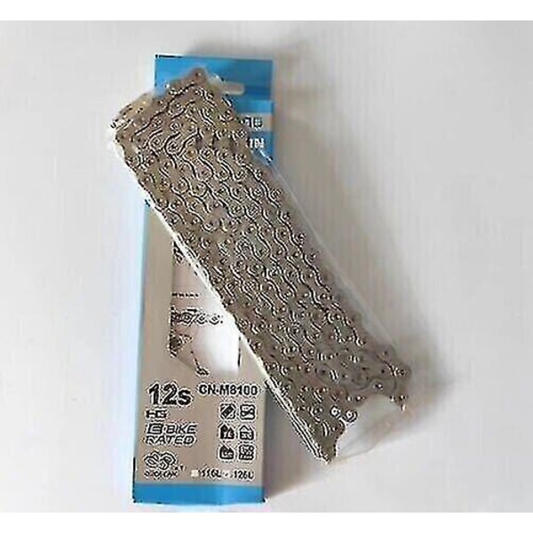 Shimano DEORE XT 12-trinns kjede CN-M8100 MTB E-sykkelkjeder 126 ledd Rating NY