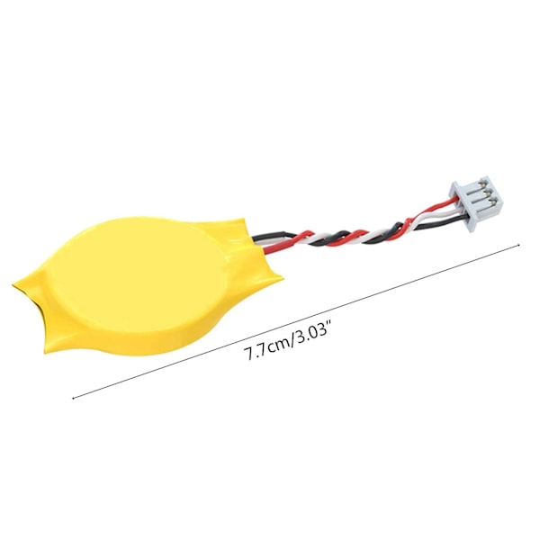 10 kpl kannettava tietokoneen emolevyn BIOS CMOS -paristo Cr2032 johdot 3-pin