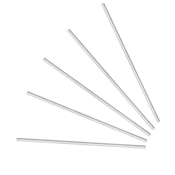 5 Bar Rustfrit Stål Rund Lige Aksel Stang 6mm Robot Legetøj Tilbehørssæt DIY4100-0006-0300