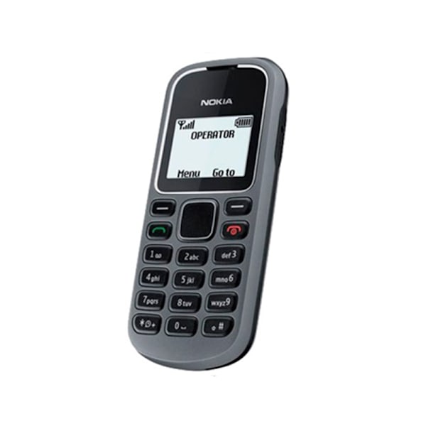 Seniorimobiili suurilla painikkeilla ja kahdella SIM-kortilla gray