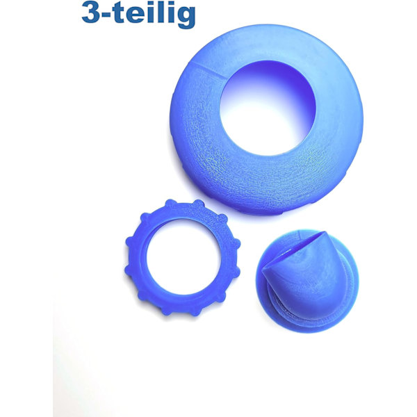 Pool indløbsdyse, 360° rotation, kompatibel med Intex Bestway, pool udløbsdyse, ventilationstilslutning Ø32/38 blå