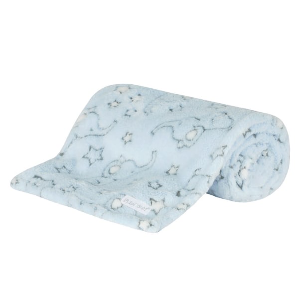 Babytown Baby Stars & Elephant Peitto Yksi Koko Sky Blu Sky Blue One Size