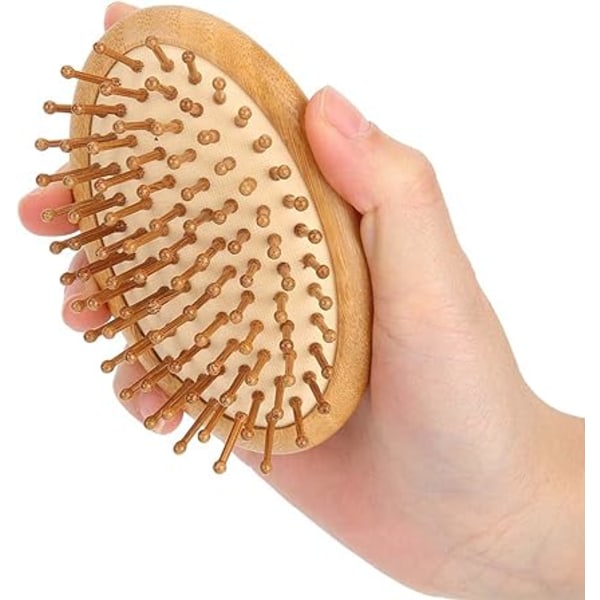 1pc massage comb, hair massager scalp brush for growth head bamboo