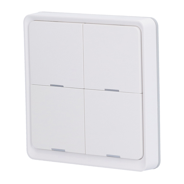 4-knapps trådløs scenebryter for ZigBee WIFI 2.4GHZ Intelligent