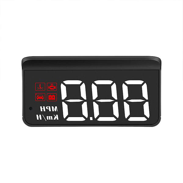 Head Up Display, Universal GPS-skærm til bil, Speedometer USB-interface, Hastighed, Kørselsretning, Overhastighed, Ryd fejlkode, til alle køretøjer
