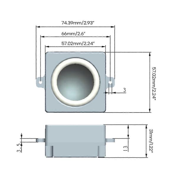 Kaiutin RaspberryPi AudioExpansion -moduulille, minikaiutin [qb] pair