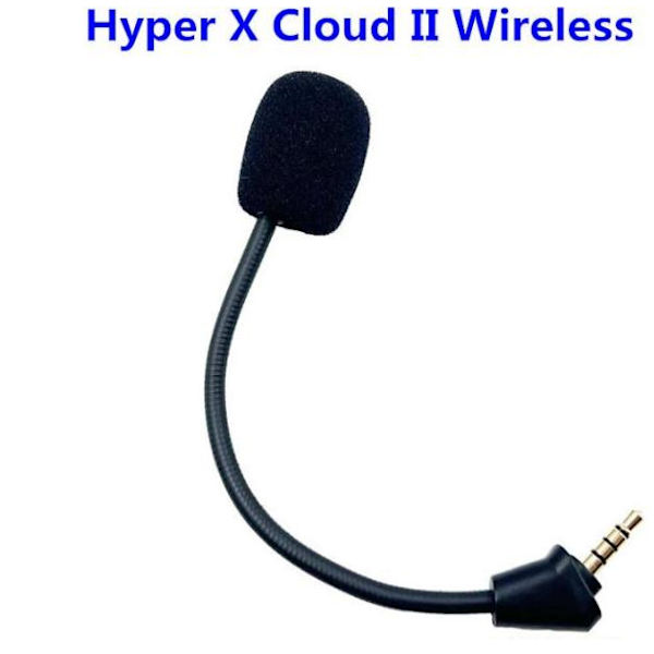 033-W052 Mikrofon (rund jack) för nya Hyper X, Cloud Ⅱ Trådlöst brusreducerande spelheadset