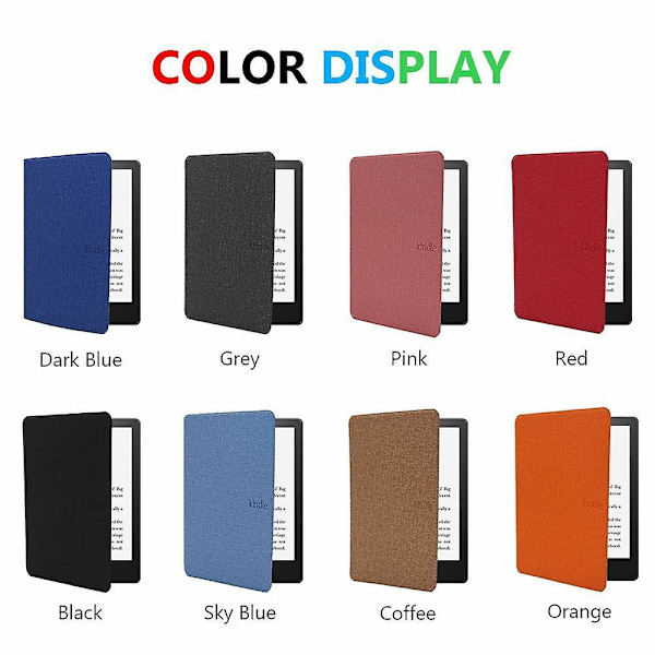 6,8 tommers Smart Cover Folio-deksel for Kindle Paperwhite 5 11. generasjon 2021 Ed