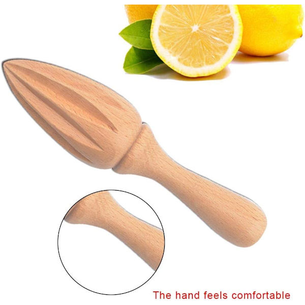 Multifunktionell Manuell Citronpress Träfruktpress Apelsin Handpressverktyg