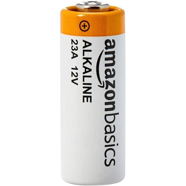 Basics 23A 12V hvite alkaliske batterier, 4-pakning