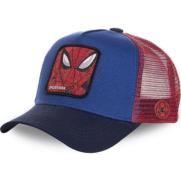 Mickey Snapback Bomullsbasebollkeps & Dad Mesh / Trucker Hat SPIDER BLUE RED