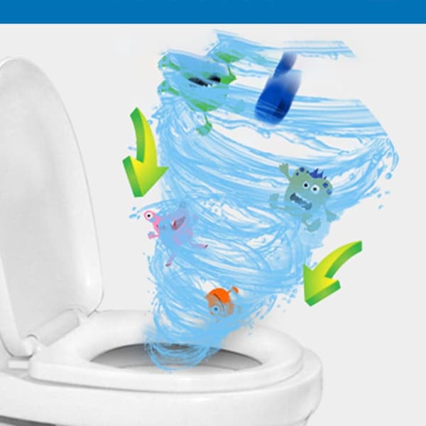 WC:n puhdistus soodatabletti SININEN[BT] blue