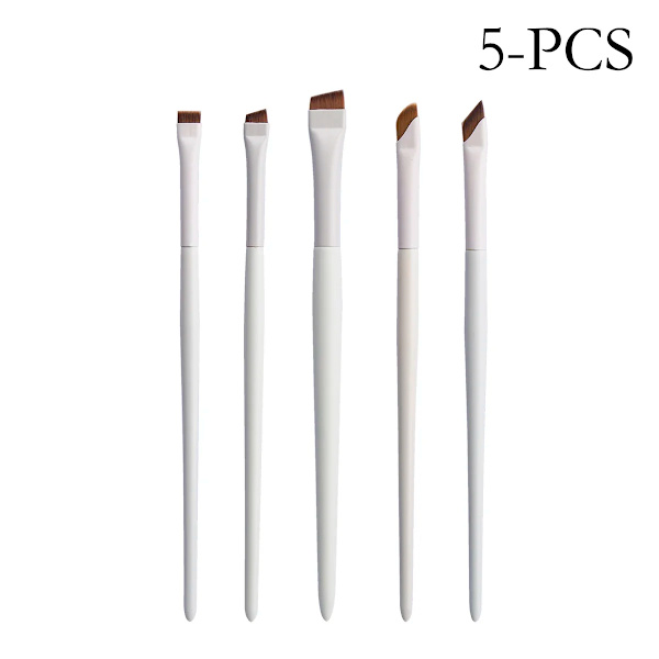 Päivitä terä eyeliner-sivellin ultraohut hieno kulma litteä kulmakarvasivellin silmän alle meikkisiveltimet tarkka yksityiskohtainen sivellin valkoinen BD-5CPS