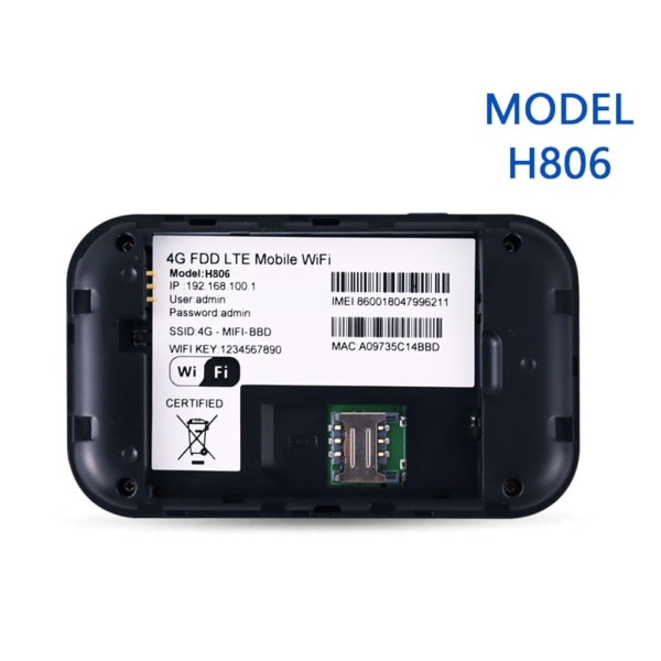 4G Langaton Reititin LTE Kannettava Automobiili Laajakaistaverkko Tasku 2.4G Langaton Reititin 150Mbps Hotspot SIM Avattu Wi