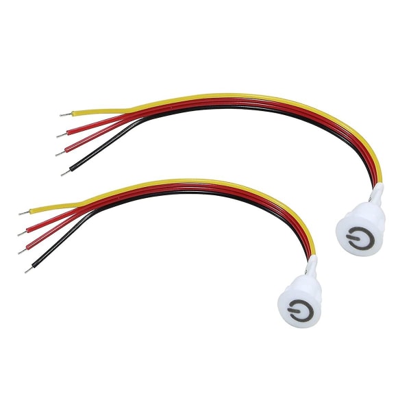 2 stk berøringsdimmerbryter Dc3.7v 5v 12v trinnløs dimmerbryter sensor for LED-lys, Rv, skap, Wa