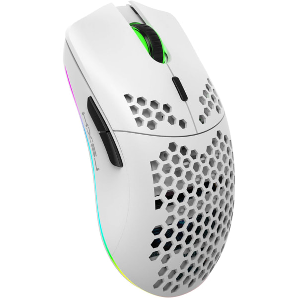 Rechargeable Wireless Honeycomb Gaming Mouse, lightweight with 32