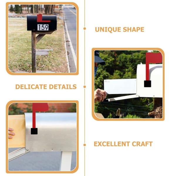 E-postflagga Roterande röd flagga 2 st[qb] 2Pcs