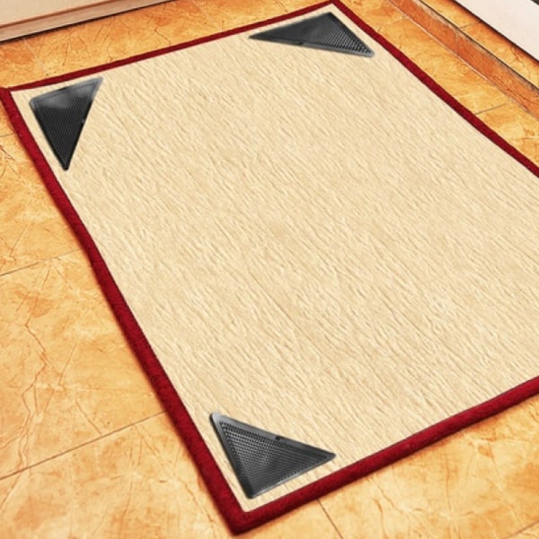 8st Anti-halk matta mattgripare självhäftande matta golvgrepp 8pcs